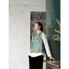 牧衣游原创 38姆米重磅莲织锦桑蚕丝马夹时尚复古禅意马甲 万象 商品缩略图1