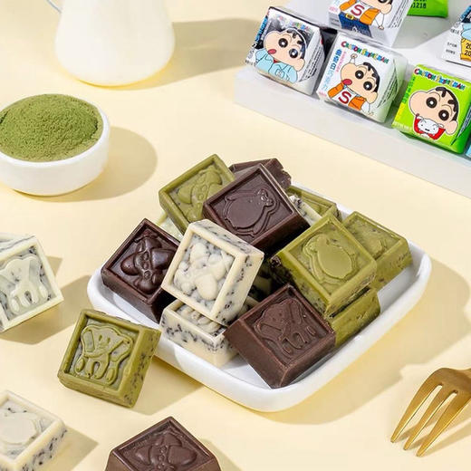 蜡笔小新曲奇巧克力 4盒装配礼盒袋（75g/盒） 商品图7