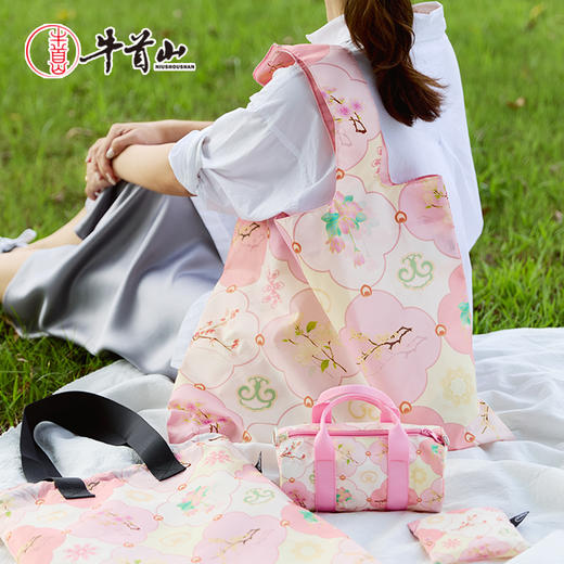 牛首山文创春满福山环保万用袋折叠购物拎袋南京纪念品旅游礼物 商品图4