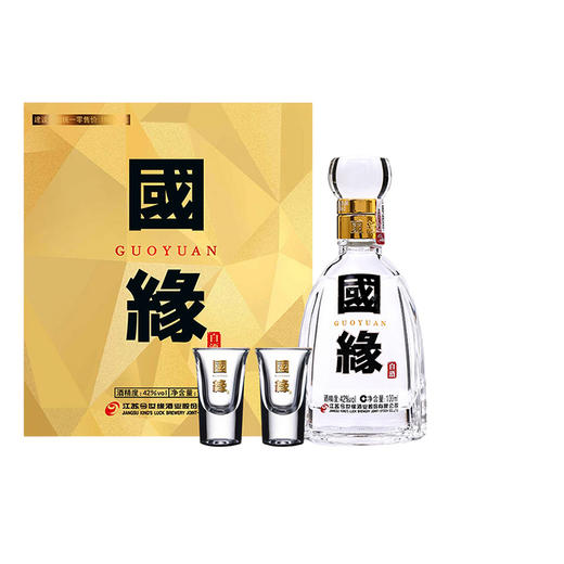 国缘白酒 四开酒具礼盒 42度100ml 商品图0