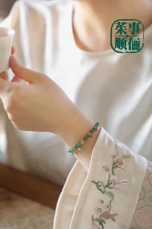【茱事顺俪】18K黄金祖母绿手链 商品图3