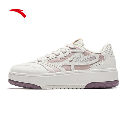 安踏晴风新年款红色女子板鞋冬季增高百搭运动鞋板鞋122618034 商品图4