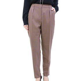 MAXMARA 女士 FOLK 混纺羊毛休闲西裤 混色 FOLK 61361219 001