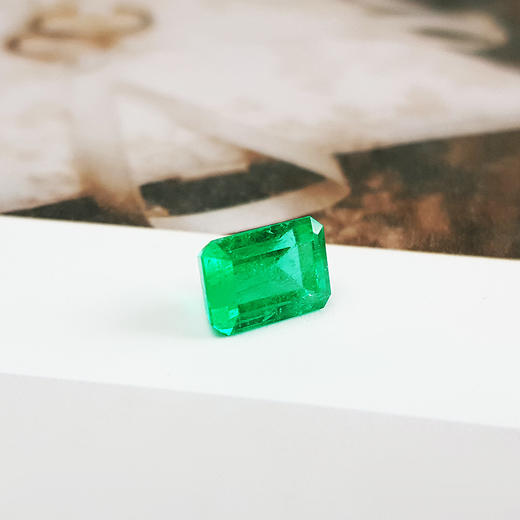 【天然正品】天然收藏级微油哥伦比亚木佐绿1.28克拉祖母绿裸石291225NJS11 商品图2