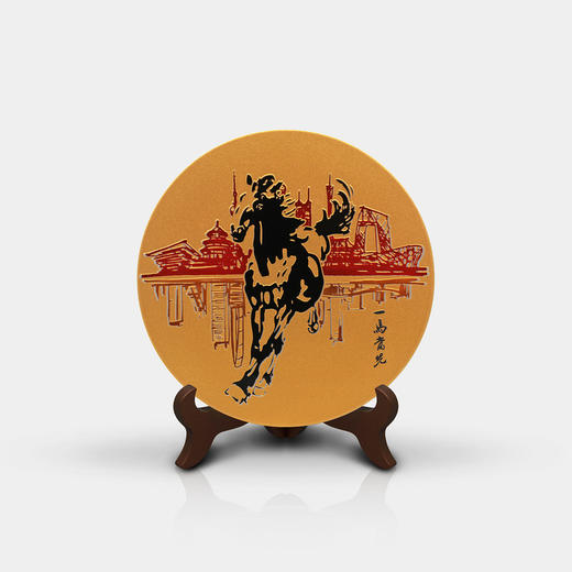 「彼达思」雅琅晶一马当先摆件 商品图1