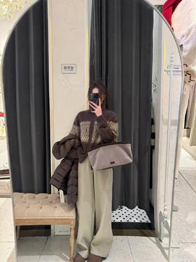 【门店同款】ENJOY冬季加绒窄版阔腿裤 168794617