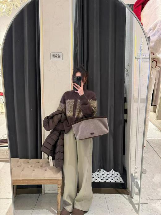 【门店同款】ENJOY冬季加绒窄版阔腿裤 168794617 商品图0