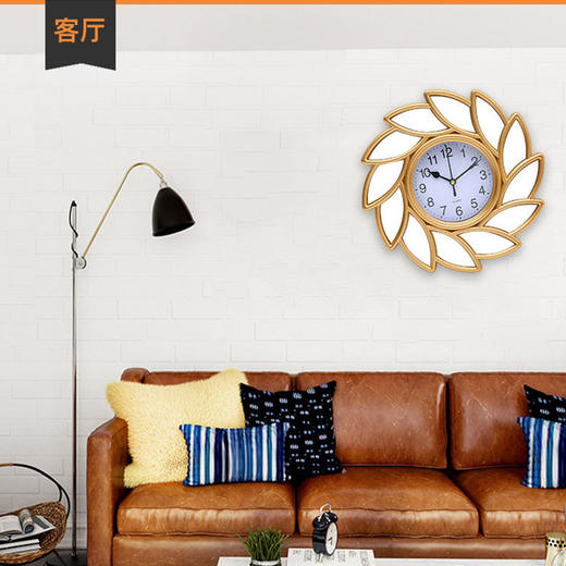 法式复古挂钟 家居装饰挂钟 25*25cm 商品图2