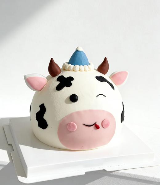 立体奶牛卡通蛋糕-低糖处理无添加 商品图0