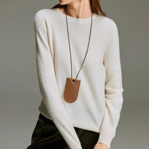 康赛妮女士羊绒打底衫 | 圆领/半高领/堆堆领、多款选择、柔软亲肤、贴身舒适、适中厚度、秋冬单穿或打底都合适 商品图9