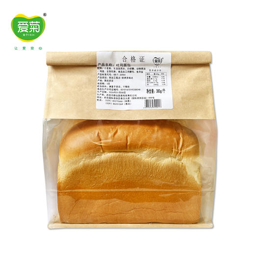 【爱菊面包】原味吐司380g 商品图1