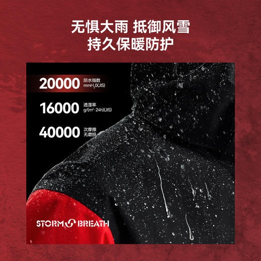 【马年限定】伯希和原石三合一冲锋衣新年款防风保暖内胆登山外套 商品图1
