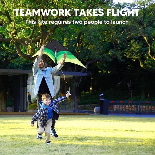 三角风筝 休闲户外运动玩具  老少皆宜的消遣游戏 适合户外踏青野营公园放飞 商品图2