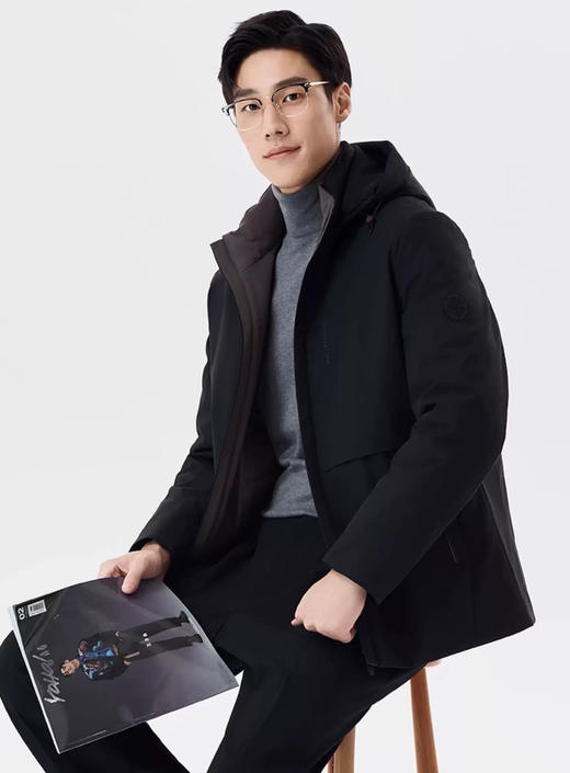 男士福利三合一可拆卸90白鹅绒商务通勤精品鹅绒服 商品图10