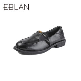 【上新】伊伴2026春季T字带小众轻设计、学院英伦风薄底乐福鞋B26157968