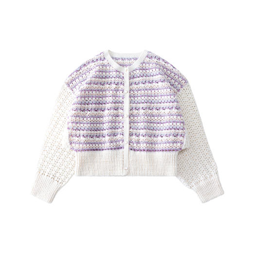 苏苏姐家亦芙蝙蝠袖开衫手工diy钩针毛衣编织羊毛线毛线团材料包 商品图4