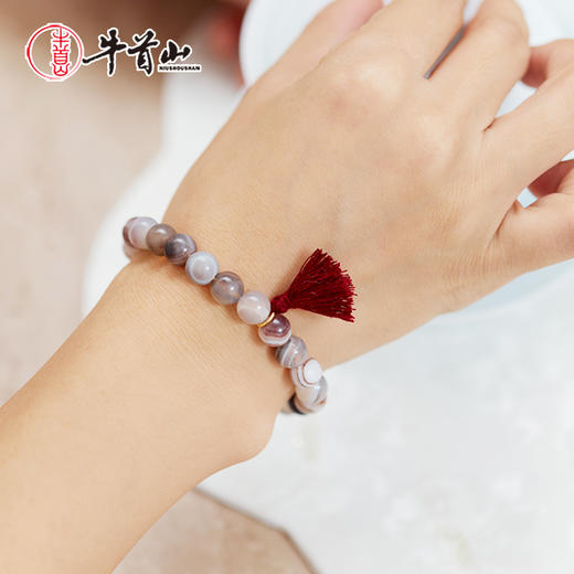 牛首山文创雨花石系列串珠国风手饰送闺蜜南京纪念品生日礼物 商品图4