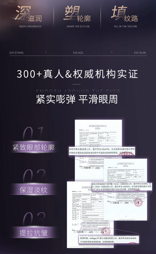 片仔癀皇后牌净妍焕采眼霜2.0 |弹走眼周松垮，重塑胶原紧致！ 商品图1