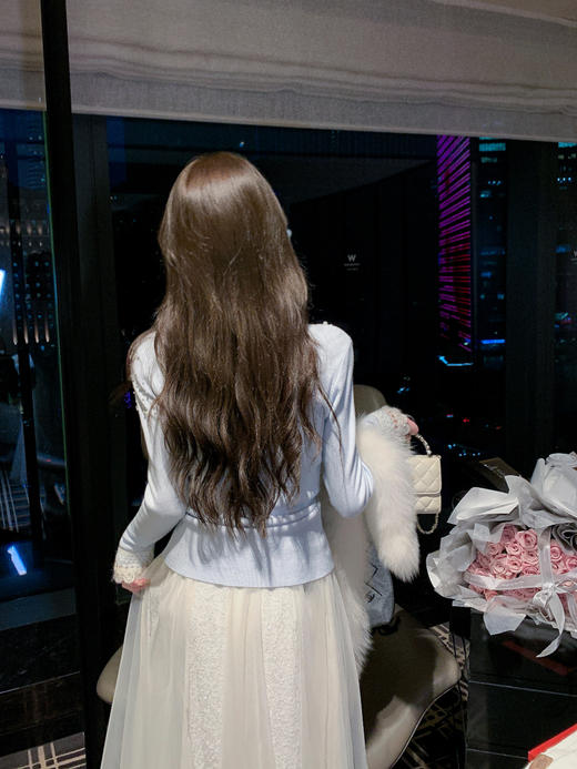 张心子【女神降临】珍珠钉珠针织上衣 U2601018 商品图13