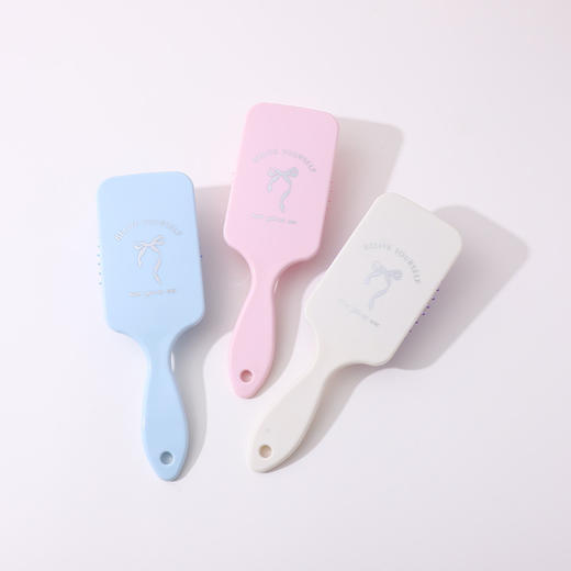 女士专用闪闪蝴蝶结方形梳梳子-纪念日百货门店同款169296695 商品图3