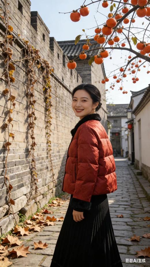 543286新中式国风短款鹅绒服 商品图6