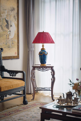 独角鹿西洋古董19世纪法国出品VIARDOT东方风格瑞兽造型铜鎏金精雕装饰吉祥回纹硬木镂雕嵌棋盘格大理石台面花几