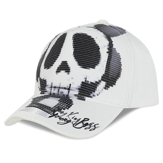 YKYB黄子韬新款嘎拉兔满版印花灰色鸭舌帽潮牌男女棒球帽 商品图1