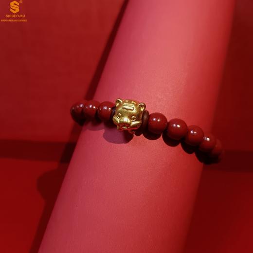 严选 | 香港周六福鸿运福绕生肖朱砂K金手串 商品图3