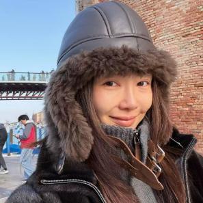 ROMI STUDIO“北海道之旅”阿尔卑斯山拉贡羊羔绒雷锋帽 RWCWP86742 商品图0