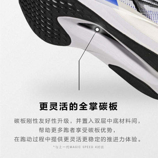 ASICS亚瑟士 MAGIC SPEED 5 男女款 轻便舒适竞速碳板运动跑步鞋 商品图2