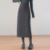 「自」全新升级【铂金会员146/天猫199/差价53】(00041)洛诗琳轻熟风波点毛呢半身裙2026新款高腰显瘦通勤直筒裙 商品缩略图1