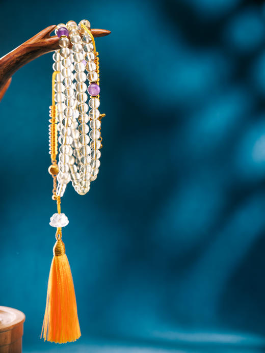 迷罗元和堂 黄水晶多圈带计数器 珠径0.8 带穗【器悟雅玩】 商品图2