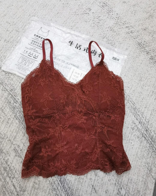 出口原单原单钩花蕾丝美背 商品图8