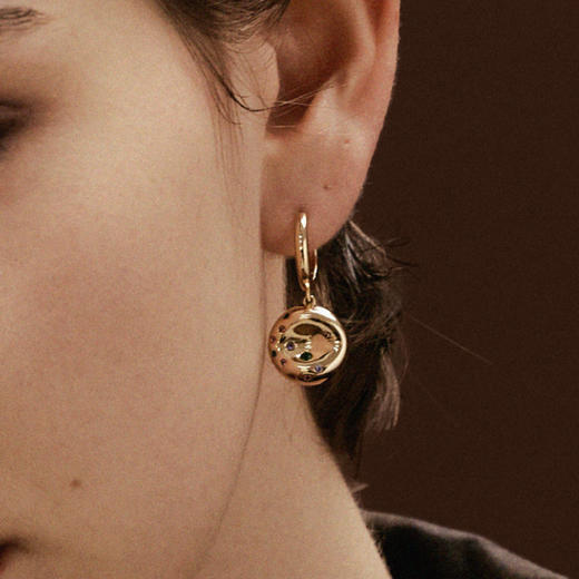 【LAGOMIST】早餐系列 | 金/银砂糖贝果耳环 商品图8