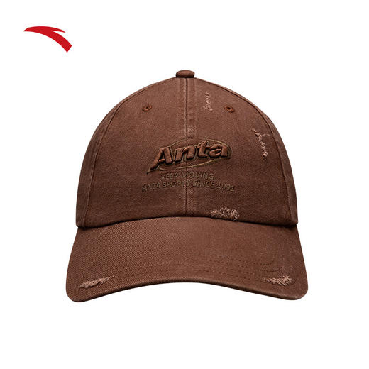 安踏新年款红色棒球帽时尚百搭情侣潮流帽子字母刺绣韩版休闲帽192618253 商品图6