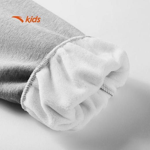 安踏儿童针织运动长裤加绒男小童防风保暖舒适休闲运动长裤352549757L 商品图3