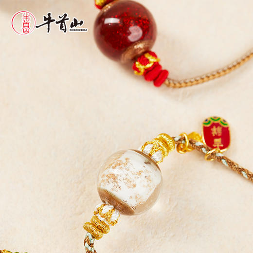 牛首山文创雪巴琉璃锁骨链中国风项链南京纪念品旅游送朋友礼物 商品图3