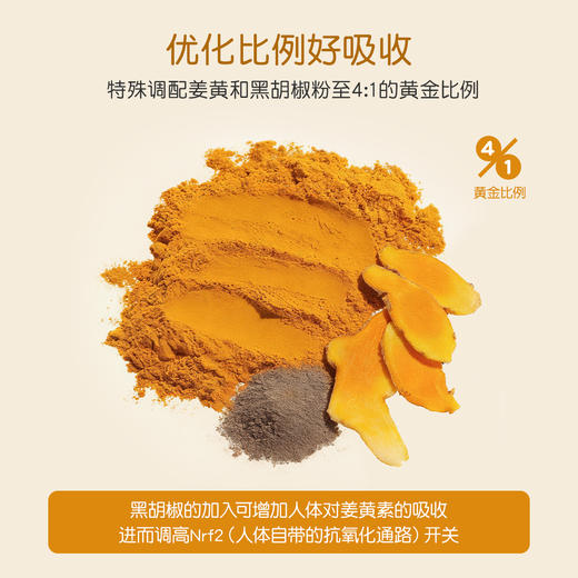 圃氏定律姜黄原生巧克力 高活性含量姜黄 高纯度原生未碱化黑巧 无糖 姜黄素 可可多酚 105g（5g*21片） 商品图4