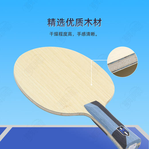 METEOR流星LT25-2乒乓球底板5+2外置芳碳快攻弧圈乒乓球拍底板 商品图2