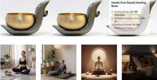 真正的智能颂钵音疗器 商品图4