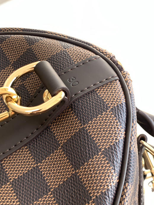 秋冬特惠💰1270 渠道级LV【全钢五金 MB163c01变码芯片】te级LV 全套包装 M40590咖啡格 本款Speedy 系列手袋 商品图6