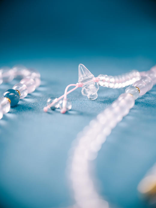 迷罗元和堂 粉水晶多圈带计数器 珠径0.8 【器悟雅玩】 商品图2