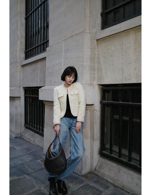 赛琳 HELOISE标志印花牛皮革手袋 腋下包 hobo 大/小号（LZ） 商品图3