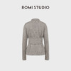 ROMI STUDIO"松弛有型"100%羊毛围裹式V领收腰针织开衫RWCAWU6877 商品缩略图1
