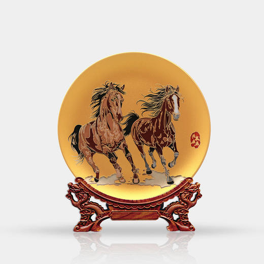 「彼达思」雅琅晶共赢未来马摆件 商品图1