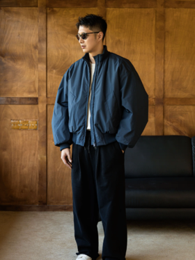 GYOZA PASTA/GP25AW-C0573m新雪丽短款空军夹克棉服