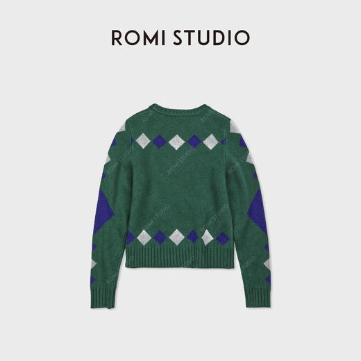 ROMI STUDIO澳大利亚进口超细美利奴羊毛圆领套头毛衣 RWCWS67377 商品图2