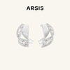 ARSIS｜纯真年代系列 复古双层飘带耳钉 商品缩略图1