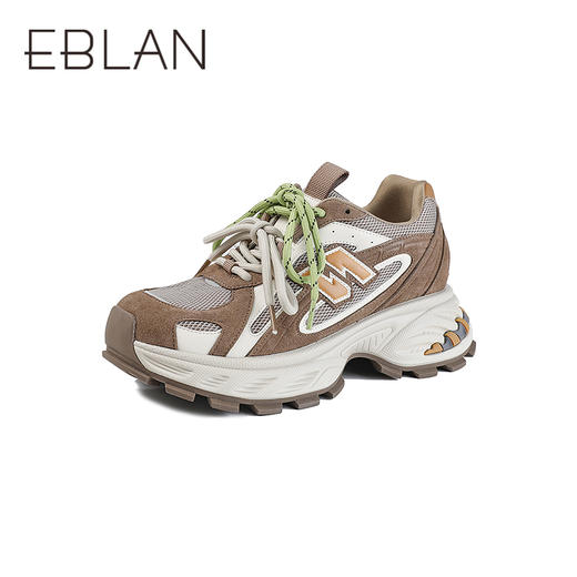 【上新】伊伴2026春季潮流撞色个性街头增高显高老爹鞋B26160051 商品图0