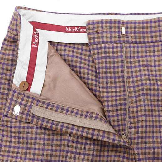 MAXMARA 女士 FOLK 混纺羊毛休闲西裤 混色 FOLK 61361219 001 商品图3